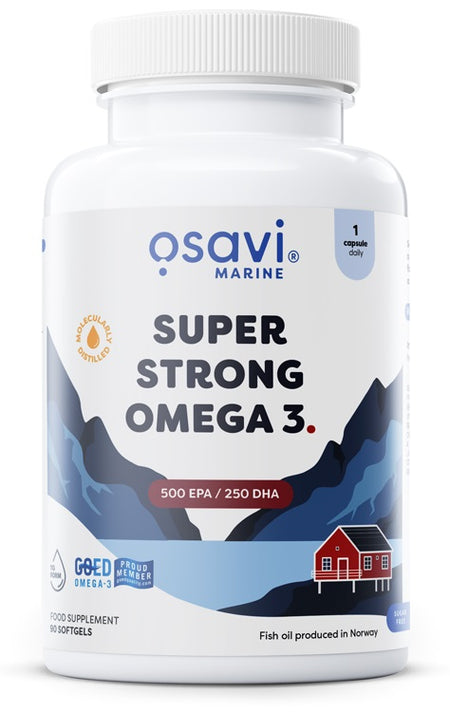 Osavi Super Strong Omega 3, 500 EPA / 250 DHA 90 softgels- Lillys Pharmacy and Health Store