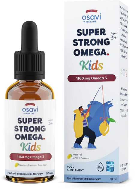 Osavi Super Strong Omega Kids, 1160mg Omega 3 (Lemon) 50 ml- Lillys Pharmacy and Health Store