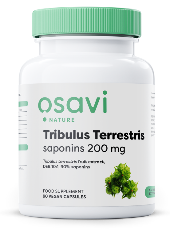 Osavi Tribulus Terrestris, Saponins 200mg 90 vegan caps- Lillys Pharmacy and Health Store