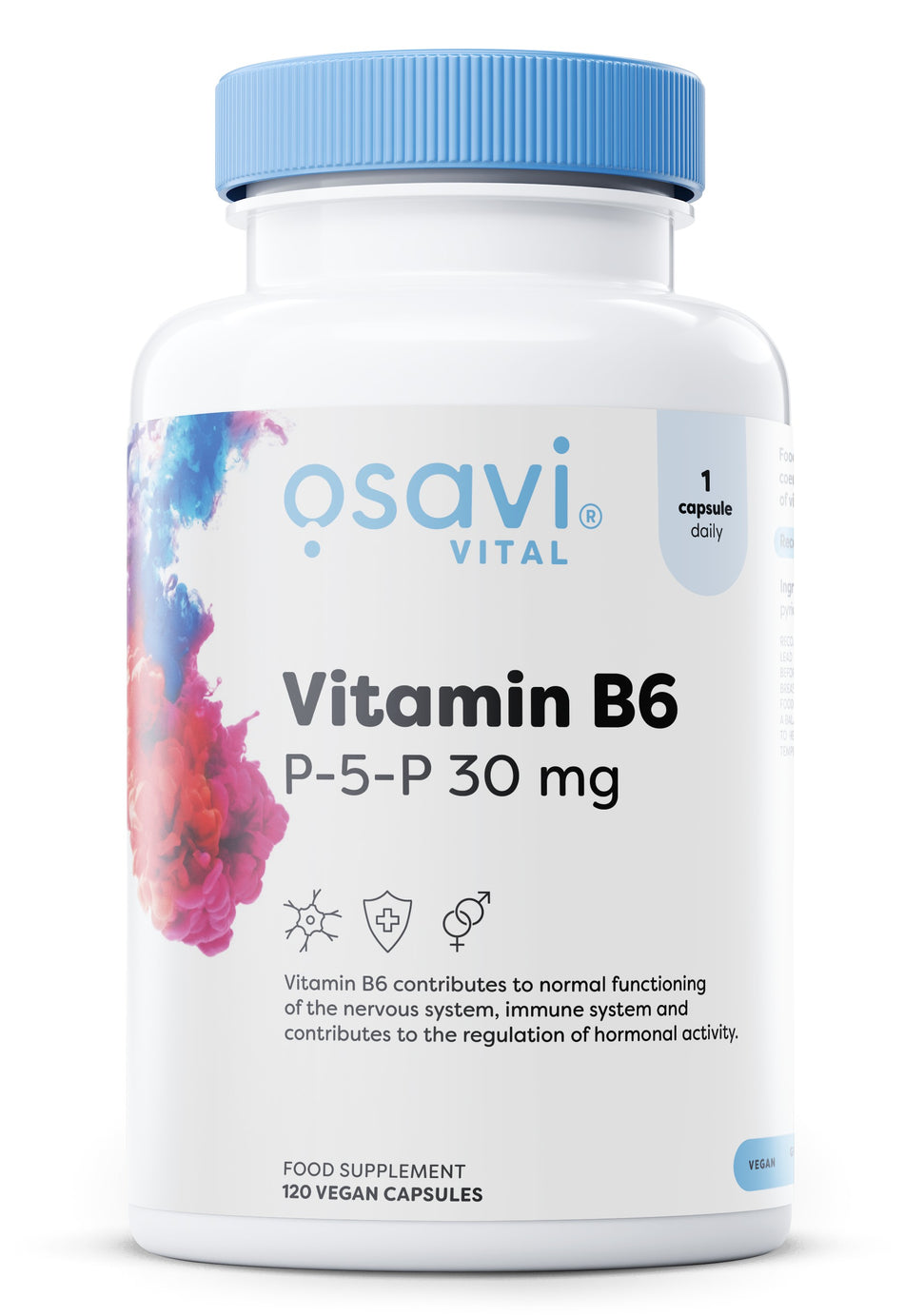 Osavi Vitamin B6 P5P, 30mg 120 vegan caps- Lillys Pharmacy and Health Store