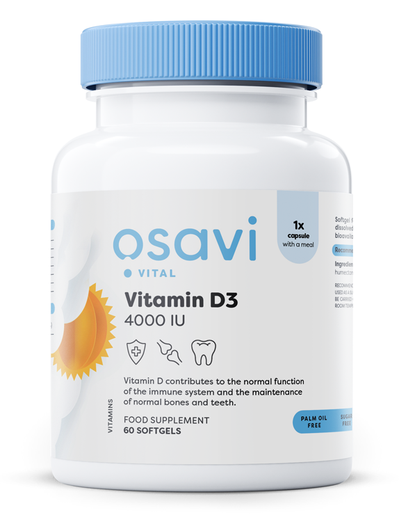 Osavi Vitamin D3, 4000IU 60 softgels- Lillys Pharmacy and Health Store