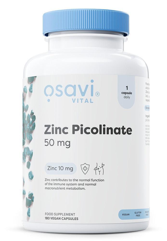 Osavi Zinc Picolinate, 50mg 180 vegan caps- Lillys Pharmacy and Health Store