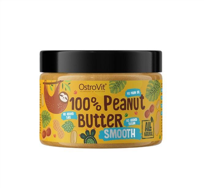 OstroVit 100% Peanut Butter, Smooth 500g- Lillys Pharmacy and Health Store