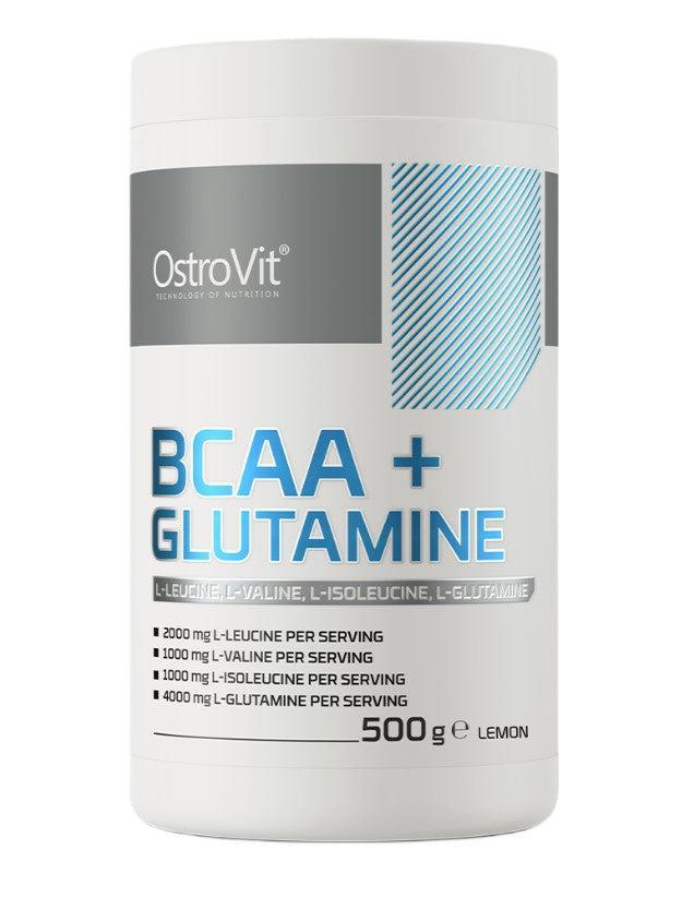 OstroVit BCAA + Glutamine, Lemon 500g- Lillys Pharmacy and Health Store