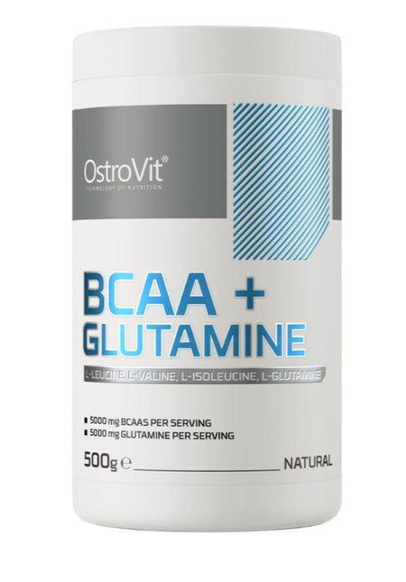 OstroVit BCAA + Glutamine, Natural 500g- Lillys Pharmacy and Health Store