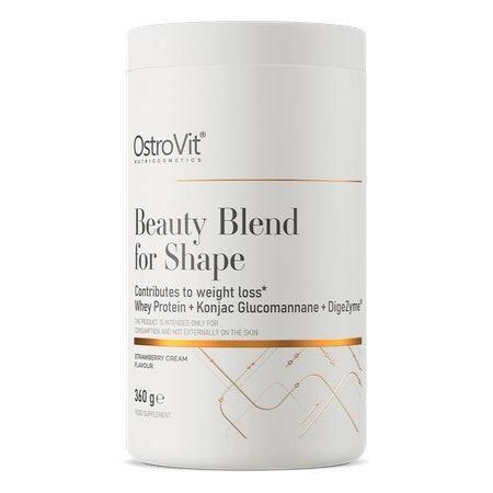OstroVit Beauty Blend for Shape, Strawberry Cream 360g- Lillys Pharmacy and Health Store