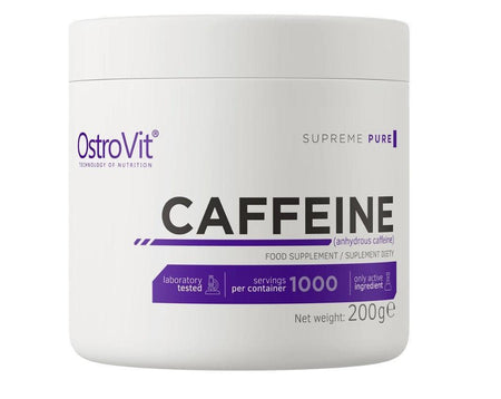 OstroVit Caffeine Supreme Pure 200g- Lillys Pharmacy and Health Store
