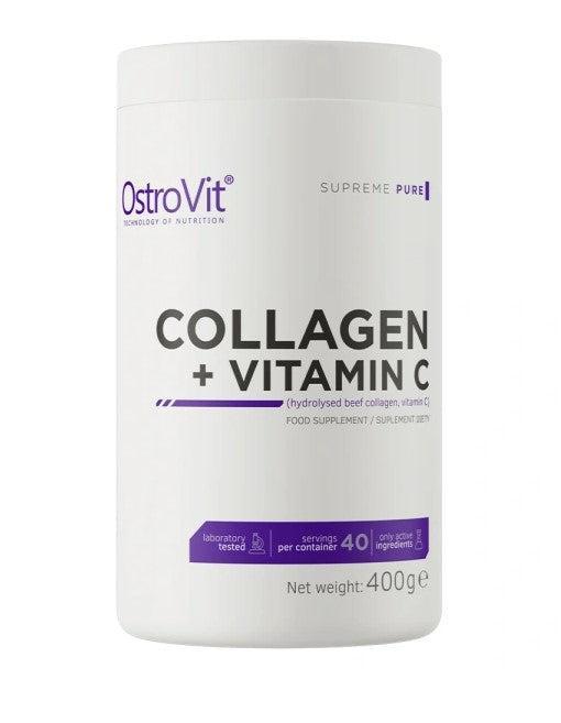 OstroVit Collagen + Vitamin C, Supreme Pure 400g- Lillys Pharmacy and Health Store