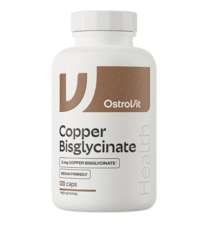 OstroVit Copper Bisglycinate, 2mg - 120 Caps - Lilly's Pharmacy