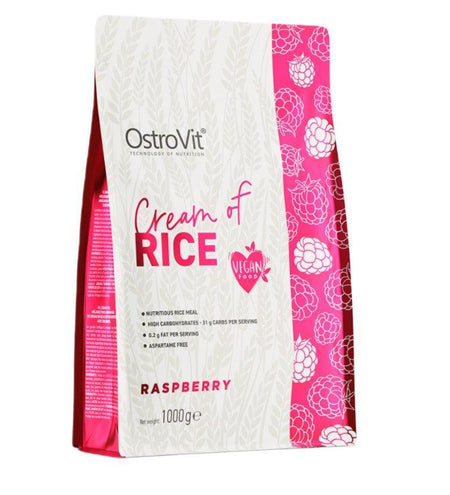 OstroVit Cream of Rice, Raspberry 1000g- Lillys Pharmacy and Health Store