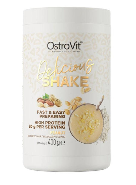 OstroVit Delicious Shake, Peanut 400g- Lillys Pharmacy and Health Store