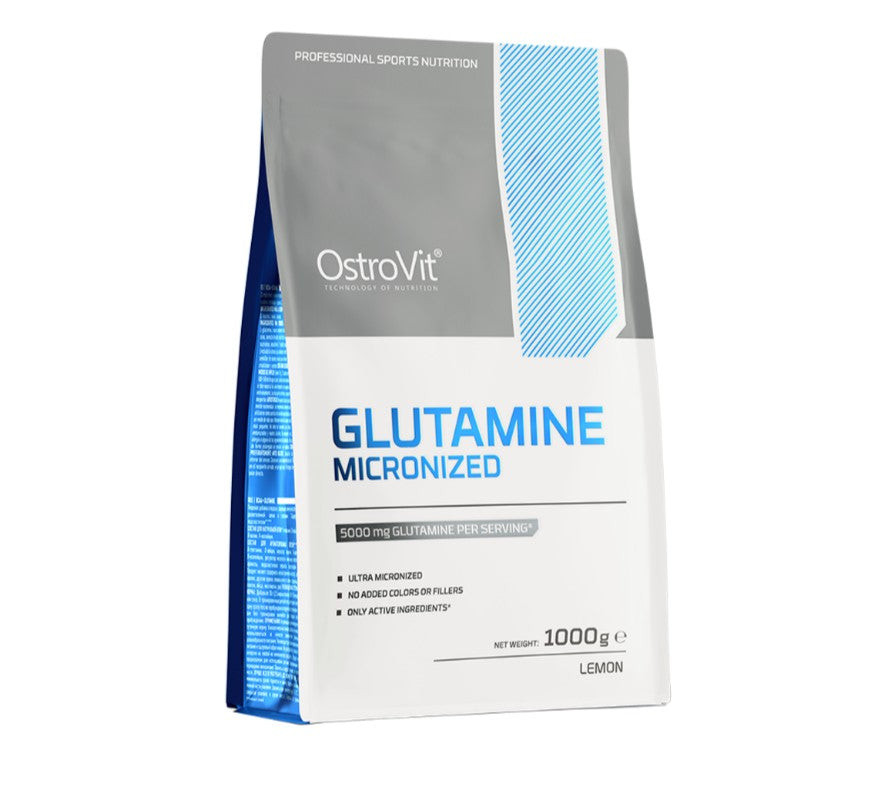 OstroVit Glutamine Micronized, Lemon - 1000g - Lilly's Pharmacy