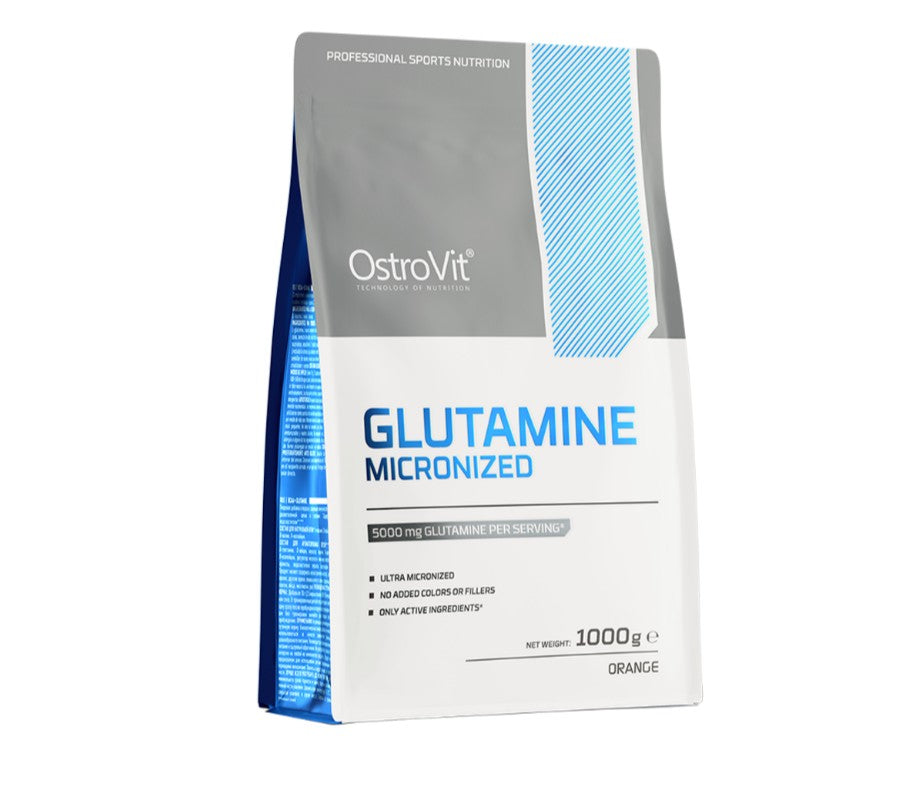 OstroVit Glutamine Micronized, Orange - 1000g - Lilly's Pharmacy