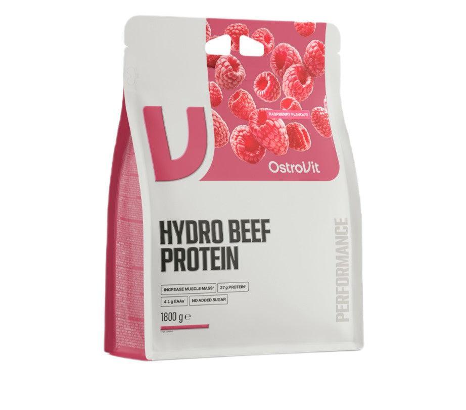 OstroVit Hydro Beef Protein, Raspberry - 1800g - Lilly's Pharmacy