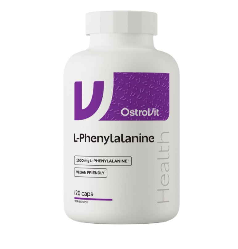 OstroVit L-Phenylalanine, 1500mg - 120 Caps - Lilly's Pharmacy