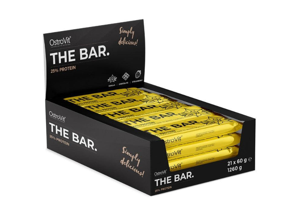 OstroVit The Bar 25% Protein, Vanilla 21 x 60g- Lillys Pharmacy and Health Store