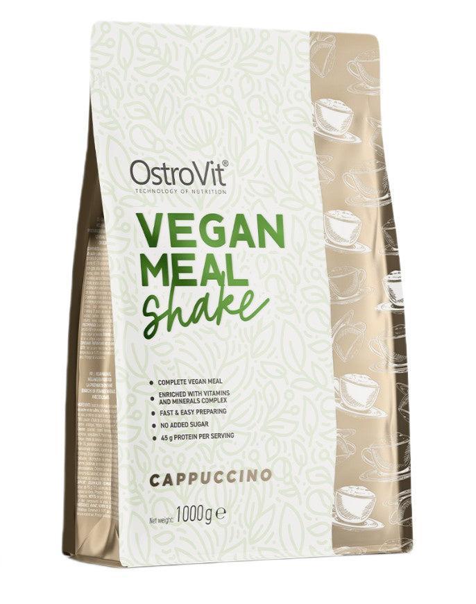 OstroVit Vegan Meal Shake, Cappuccino 1000g- Lillys Pharmacy and Health Store
