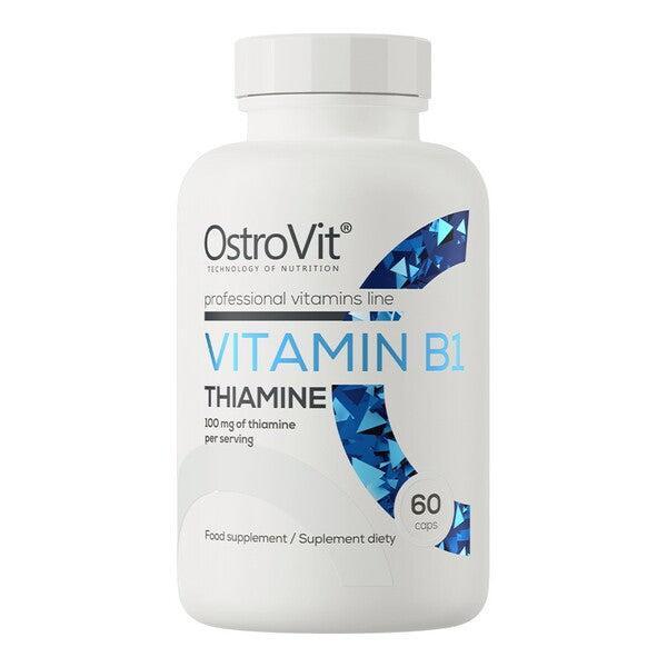OstroVit Vitamin B1 Thiamine 60 caps- Lillys Pharmacy and Health Store