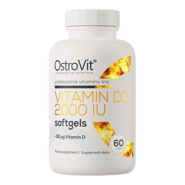 OstroVit Vitamin D3 2000 IU 60 caps- Lillys Pharmacy and Health Store