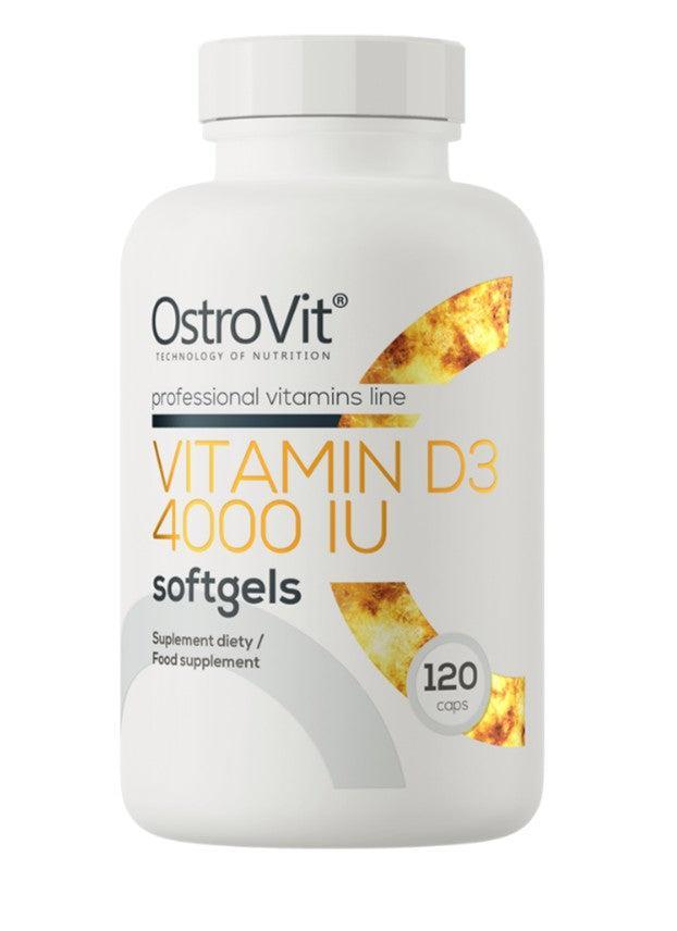 OstroVit Vitamin D3 4000 120 softgels- Lillys Pharmacy and Health Store