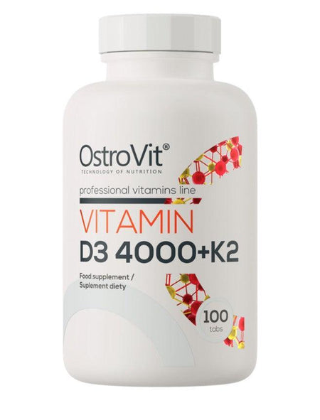 OstroVit Vitamin D3 4000 + K2 100 tablets- Lillys Pharmacy and Health Store