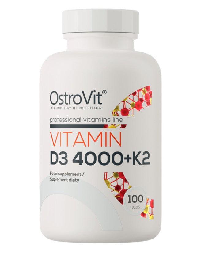 OstroVit Vitamin D3 4000 + K2 100 tablets- Lillys Pharmacy and Health Store