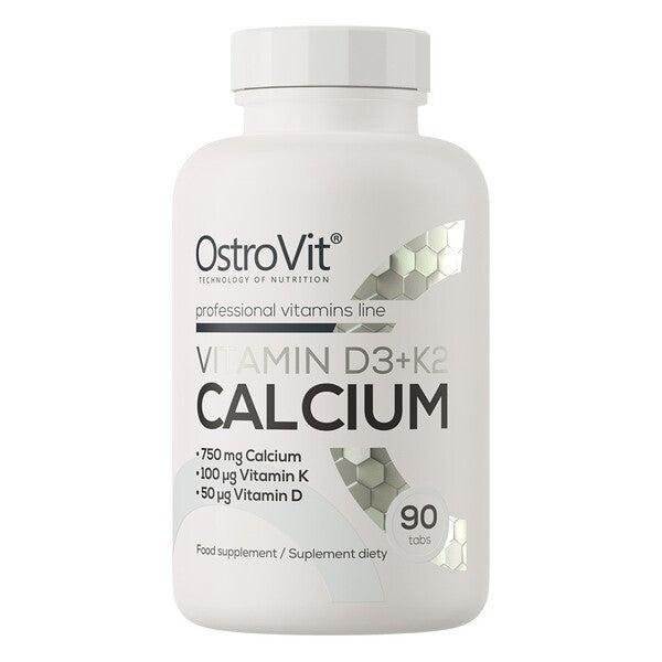 OstroVit Vitamin D3 + K2 Calcium 90 tabs- Lillys Pharmacy and Health Store