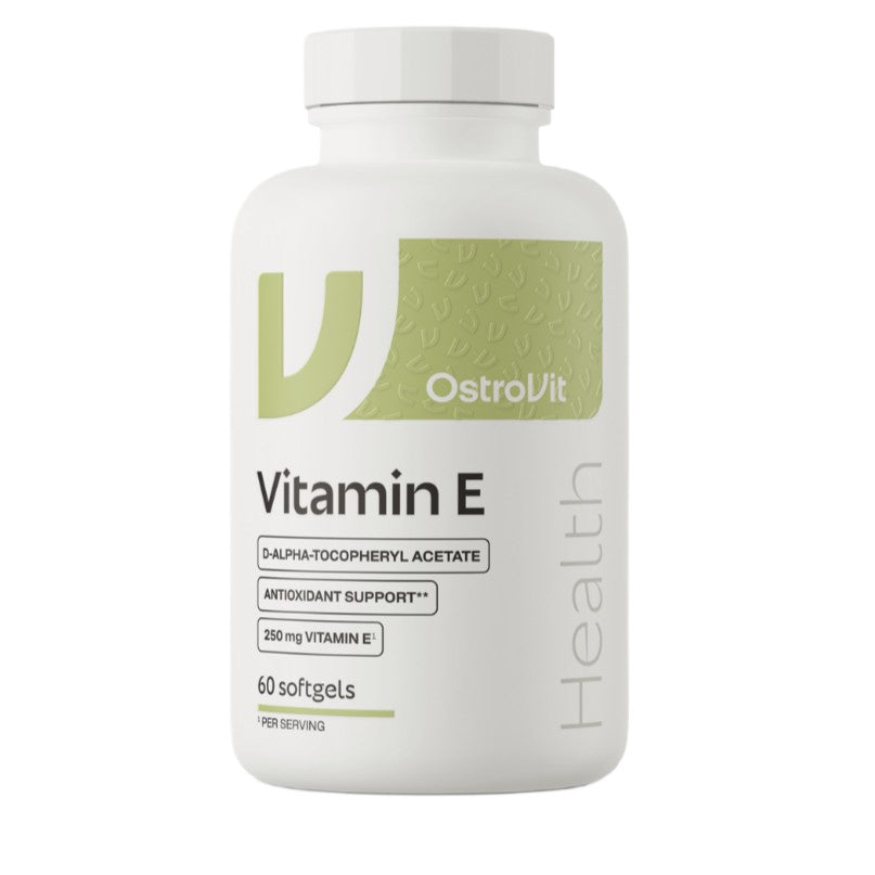 OstroVit Vitamin E, 250mg - 60 softgels - Lilly's Pharmacy