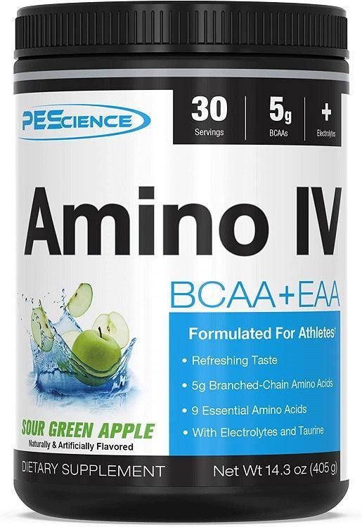 PEScience Amino IV, Sour Green Apple - 405g