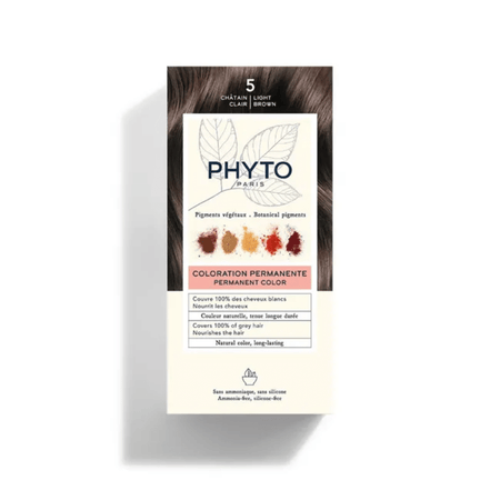 PHYTO HAIR COLOR 5 LIGHT BROWN- Lillys Pharmacy and Health Store
