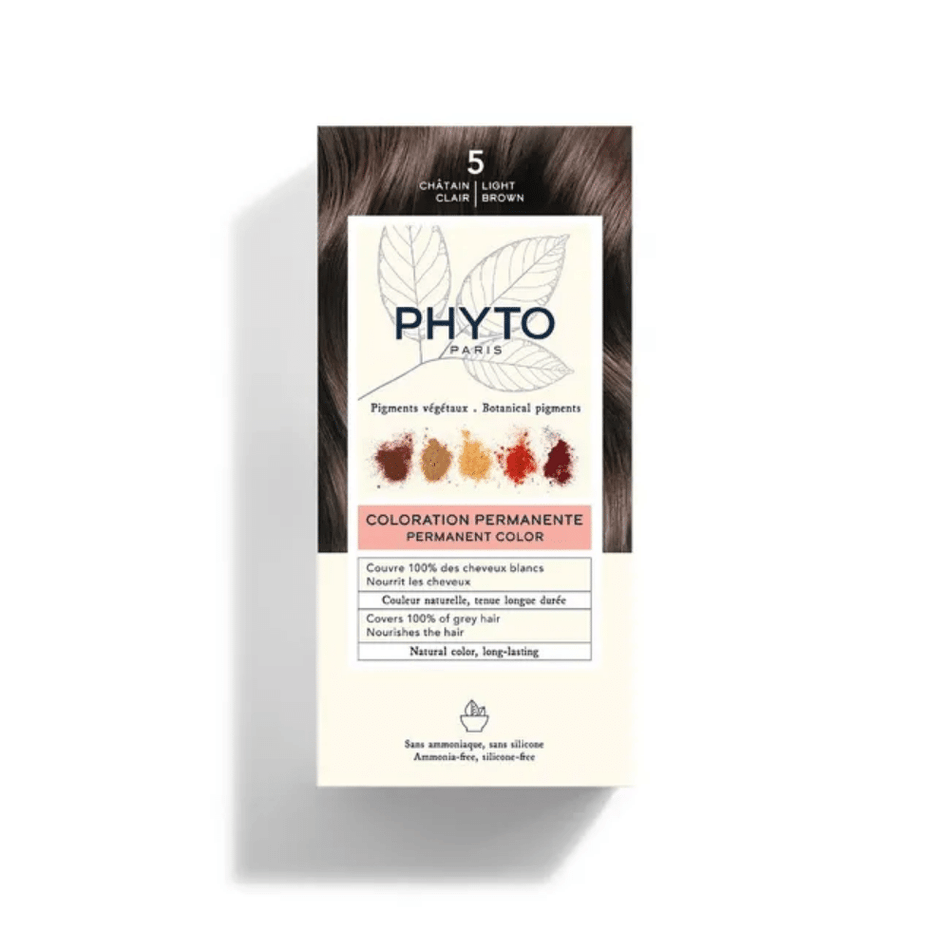 PHYTO HAIR COLOR 5 LIGHT BROWN- Lillys Pharmacy and Health Store