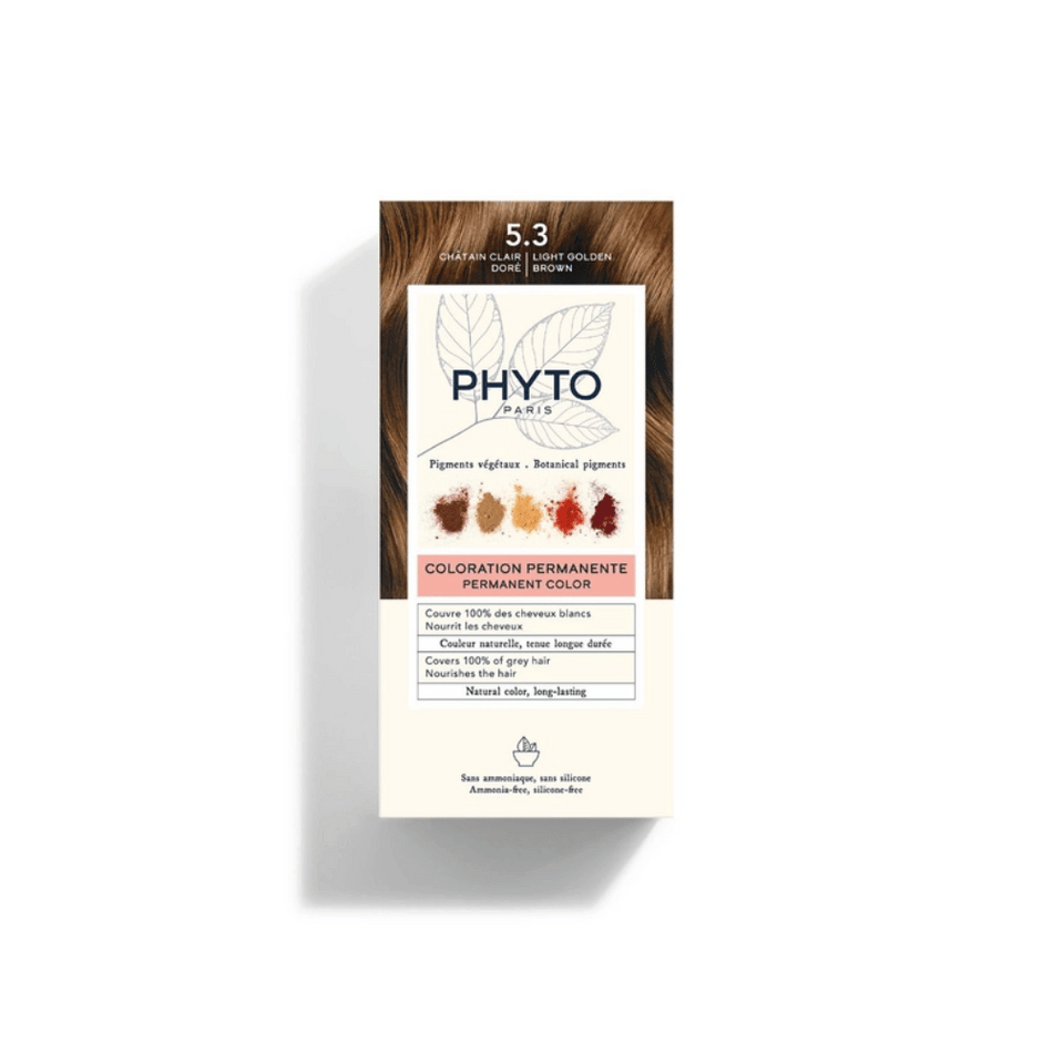 PHYTO HAIR COLOR 5.3 LIGHT GOLDEN BROWN- Lillys Pharmacy and Health Store