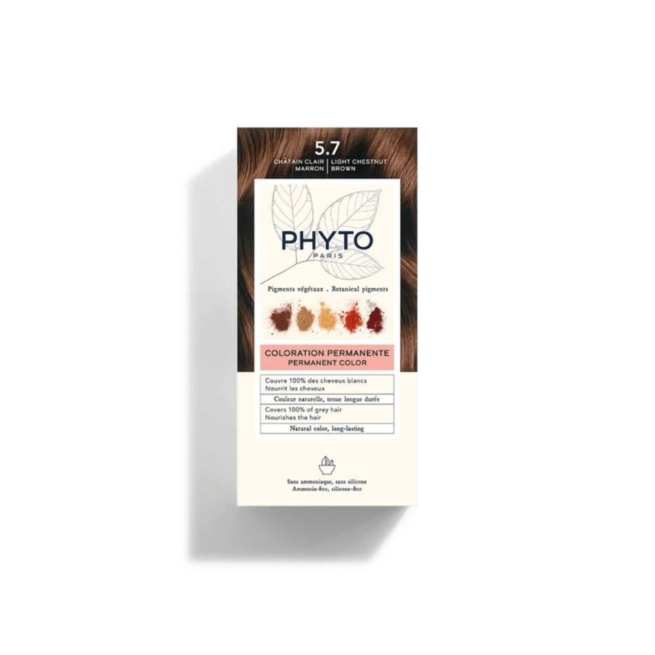 PHYTO HAIR COLOR 5.7 LIGHT CHESTNUT BROWN- Lillys Pharmacy and Health Store
