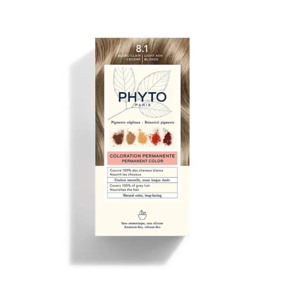 PHYTO Hair Color 8.1 Light Ash Blonde- Lillys Pharmacy and Health Store
