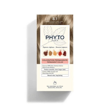 PHYTO Hair Color 8.1 Light Ash Blonde- Lillys Pharmacy and Health Store