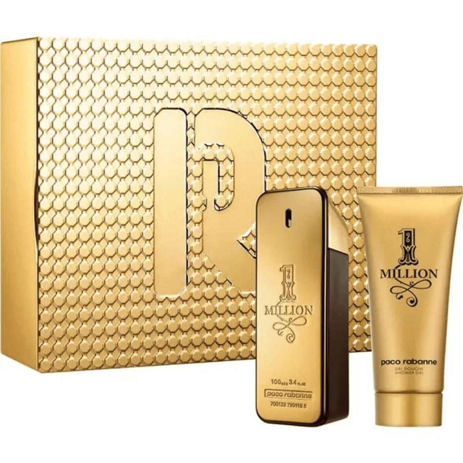 Paco Rabanne 1 Million 100ml 2 Piece Gift Set - 100ml Eau de Toilette Spray, 100ml Shower Gel- Lillys Pharmacy and Health Store