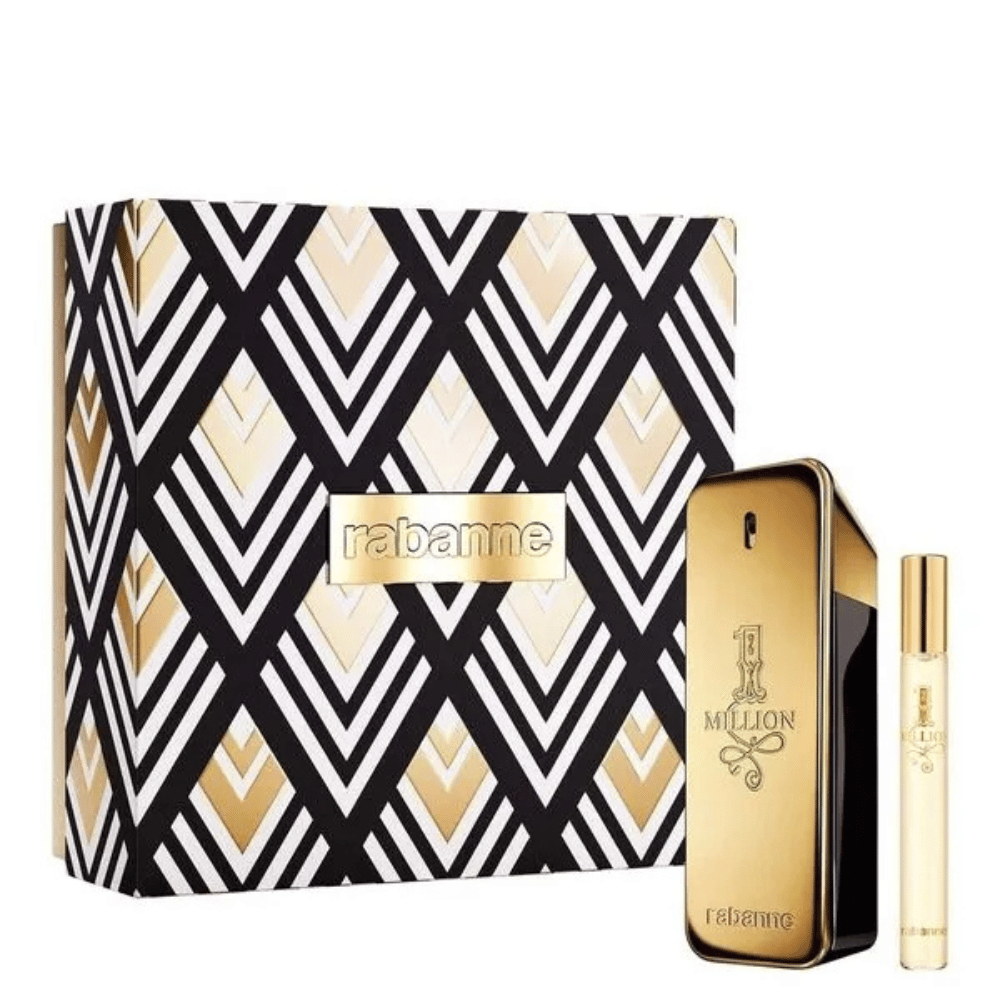Paco Rabanne 1 Million 100ml 2 Piece Gift Set - 100ml Eau de Toilette Spray, 10ml Eau de Toilette Spray- Lillys Pharmacy and Health Store
