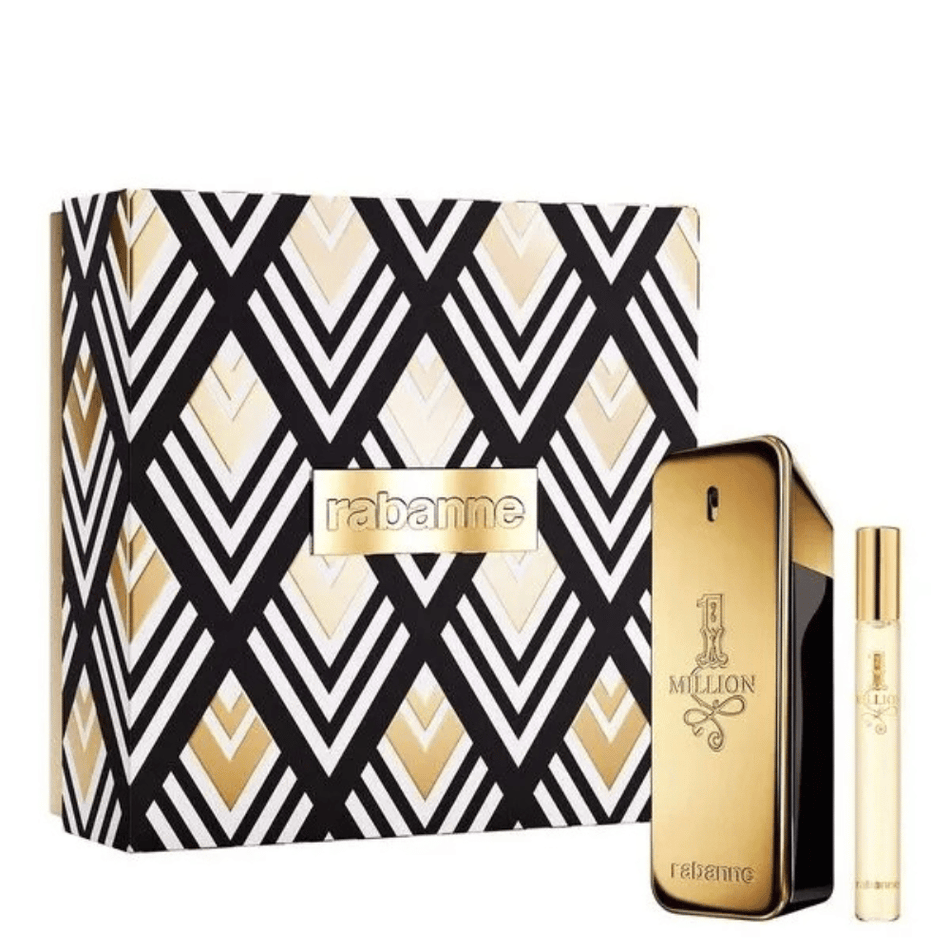 Paco Rabanne 1 Million 100ml 2 Piece Gift Set - 100ml Eau de Toilette Spray, 10ml Eau de Toilette Spray- Lillys Pharmacy and Health Store