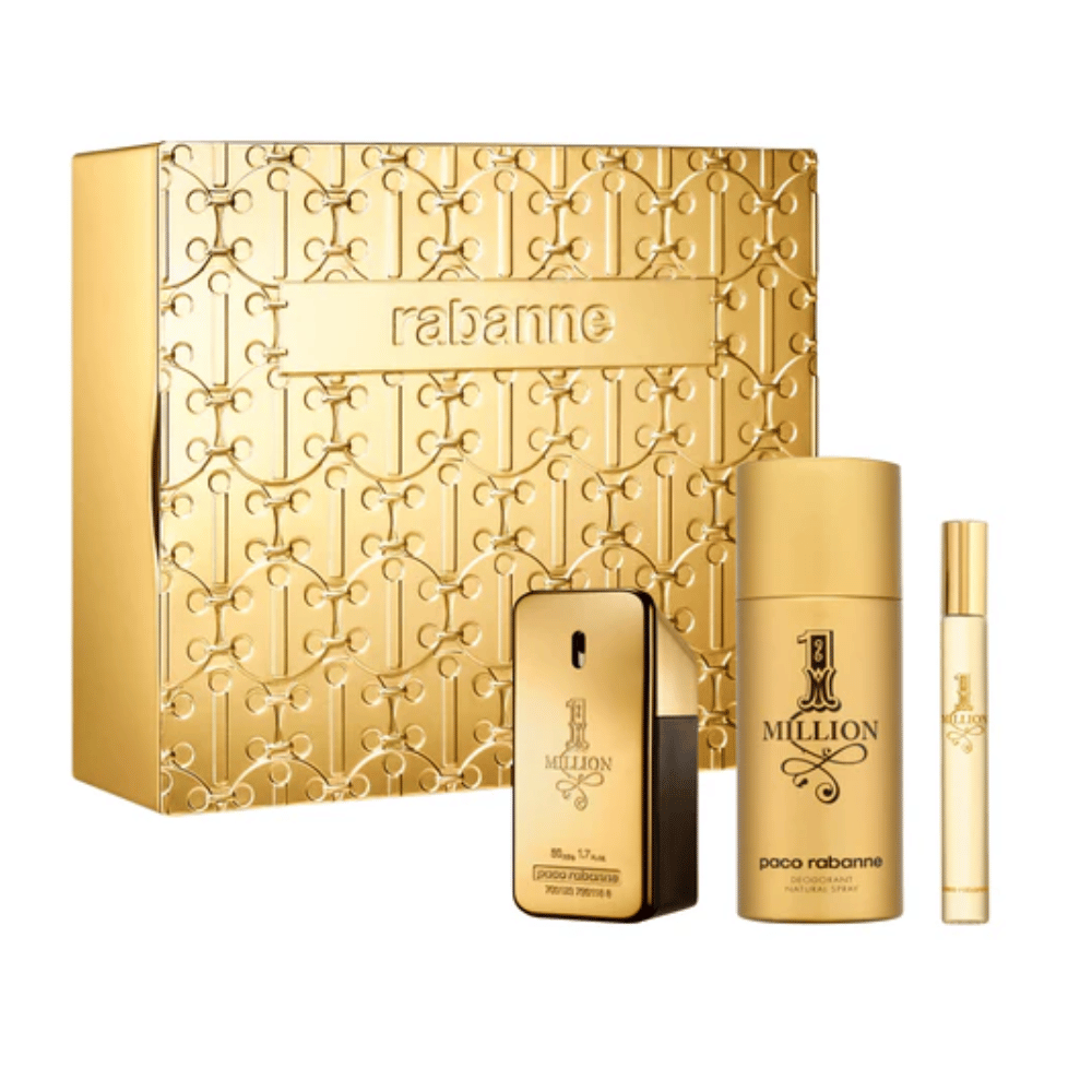Paco Rabanne 1 Million 50ml 3pc Gift Set
