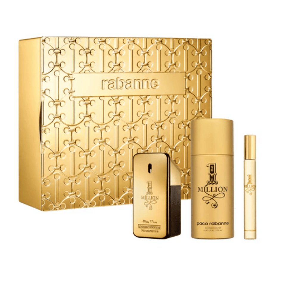 Paco Rabanne 1 Million 50ml 3pc Gift Set