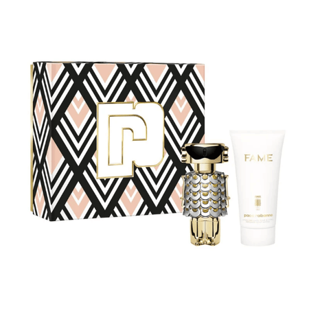 Paco Rabanne Fame 50ml 2 Piece Gift Set - 50ml Eau de Parfum Spray, 75ml Body Lotion- Lillys Pharmacy and Health Store