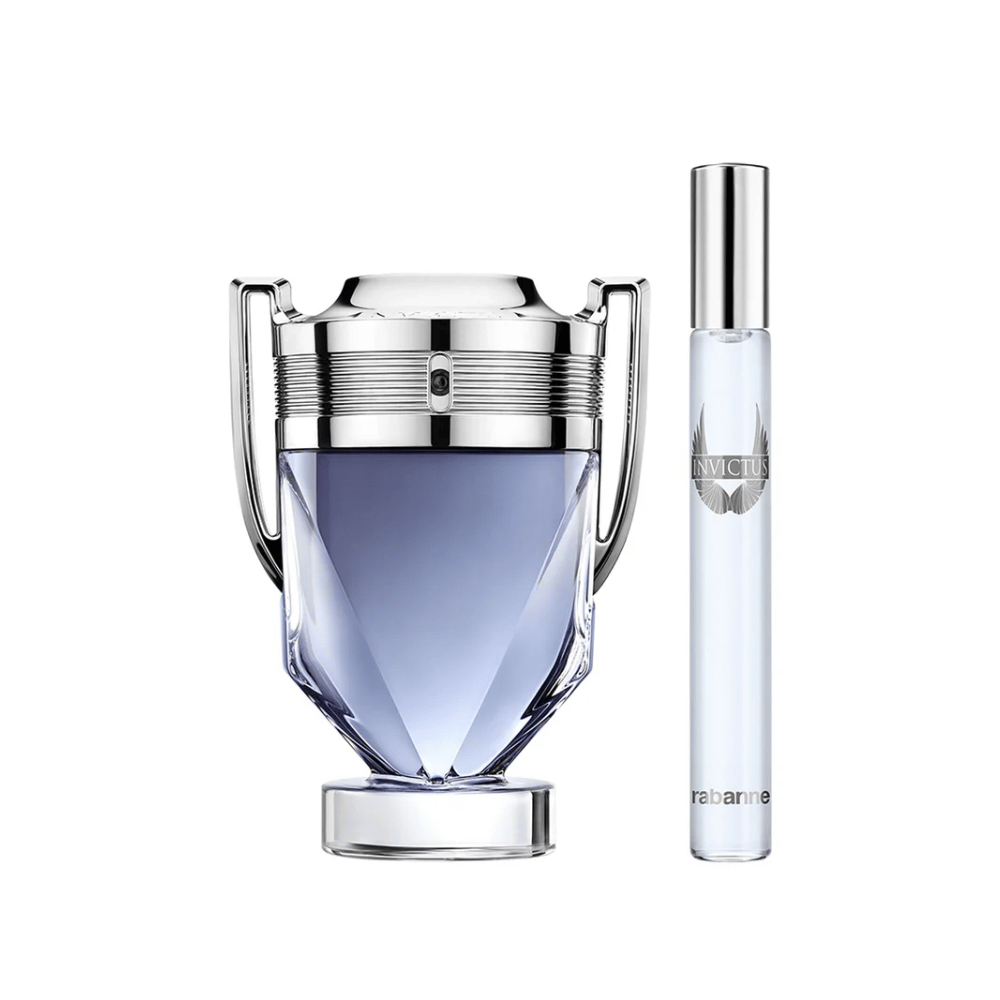 Paco Rabanne Invictus 50ml 2 Piece Gift Set - 50ml Eau de Toilette Spray, 10ml Eau de Toilette Spray- Lillys Pharmacy and Health Store