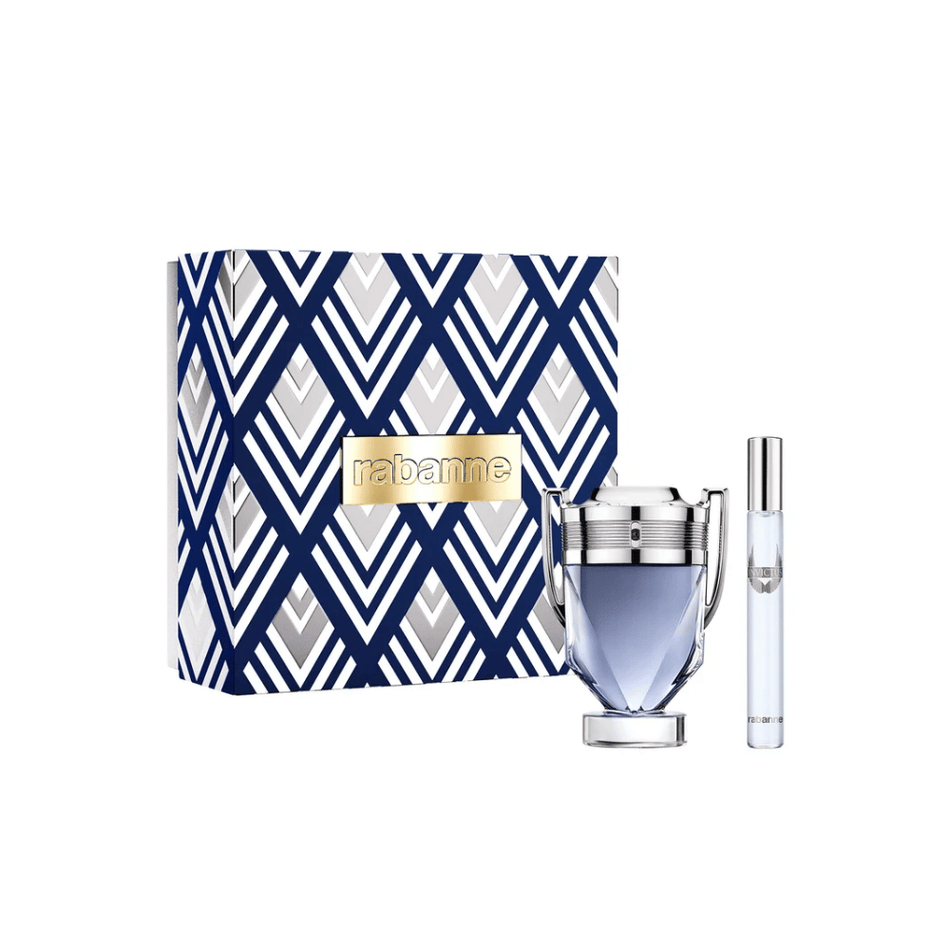 Paco Rabanne Invictus 50ml 2 Piece Gift Set - 50ml Eau de Toilette Spray, 10ml Eau de Toilette Spray- Lillys Pharmacy and Health Store