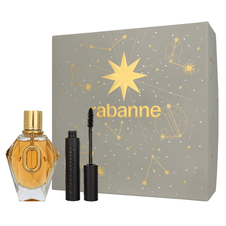 Paco Rabanne Million Gold Women's 90ml 2 Piece Gift Set - 90ml Eau de Parfum Spray, Mascara- Lillys Pharmacy and Health Store