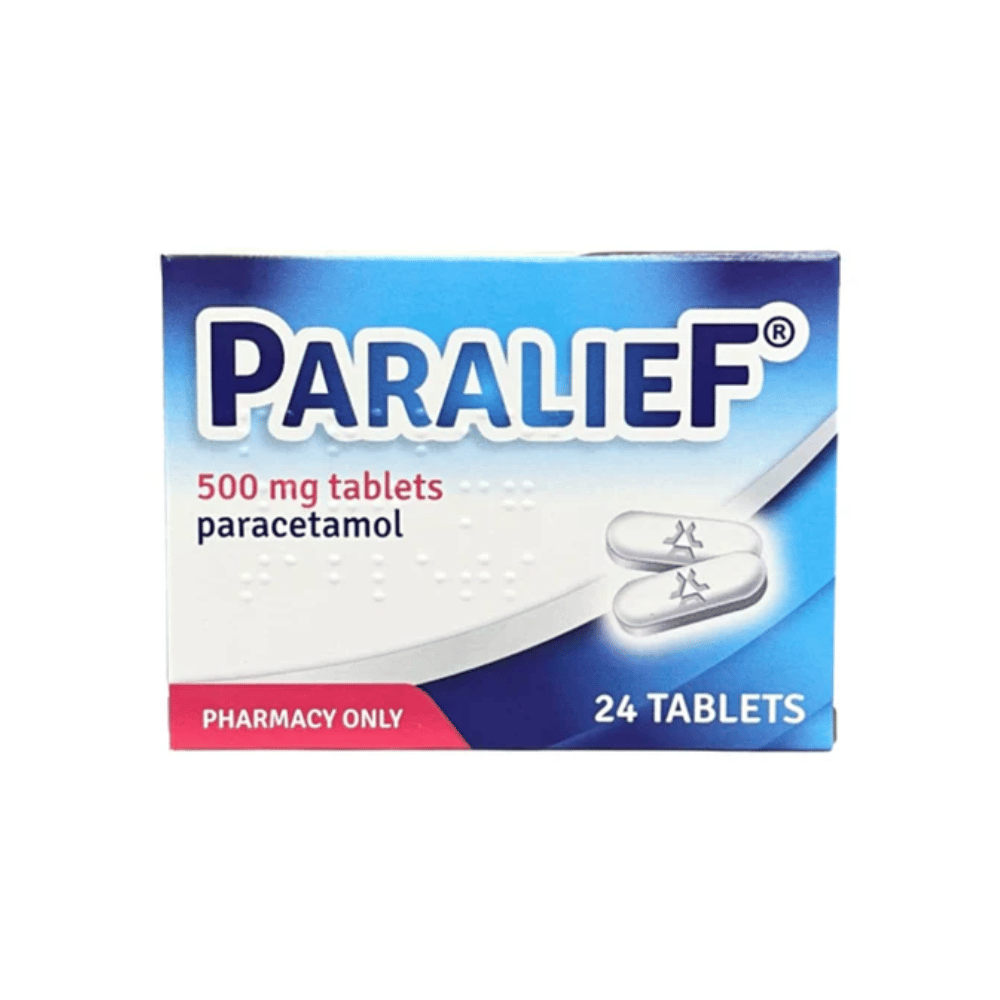 Paralief Paracetamol 500mg 24 Pack- Lillys Pharmacy and Health Store