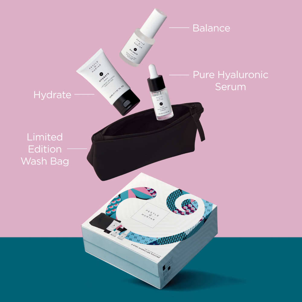 Pestle & Mortar The Heritage Collection - 3-Step Hydration Routine- Lillys Pharmacy and Health Store