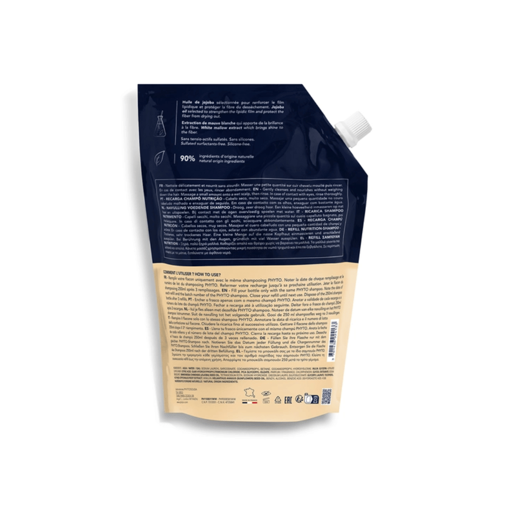 Phyto NOURISHMENT Nourishing Shampoo Refill 750ml- Lillys Pharmacy and Health Store