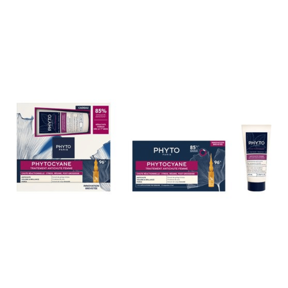 Phyto PHYTOCYANE Reactional + Free Shampoo Set- Lillys Pharmacy and Health Store