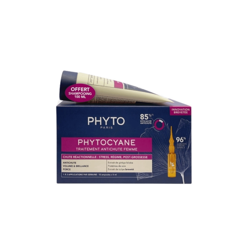 Phyto PHYTOCYANE Reactional + Free Shampoo Set- Lillys Pharmacy and Health Store