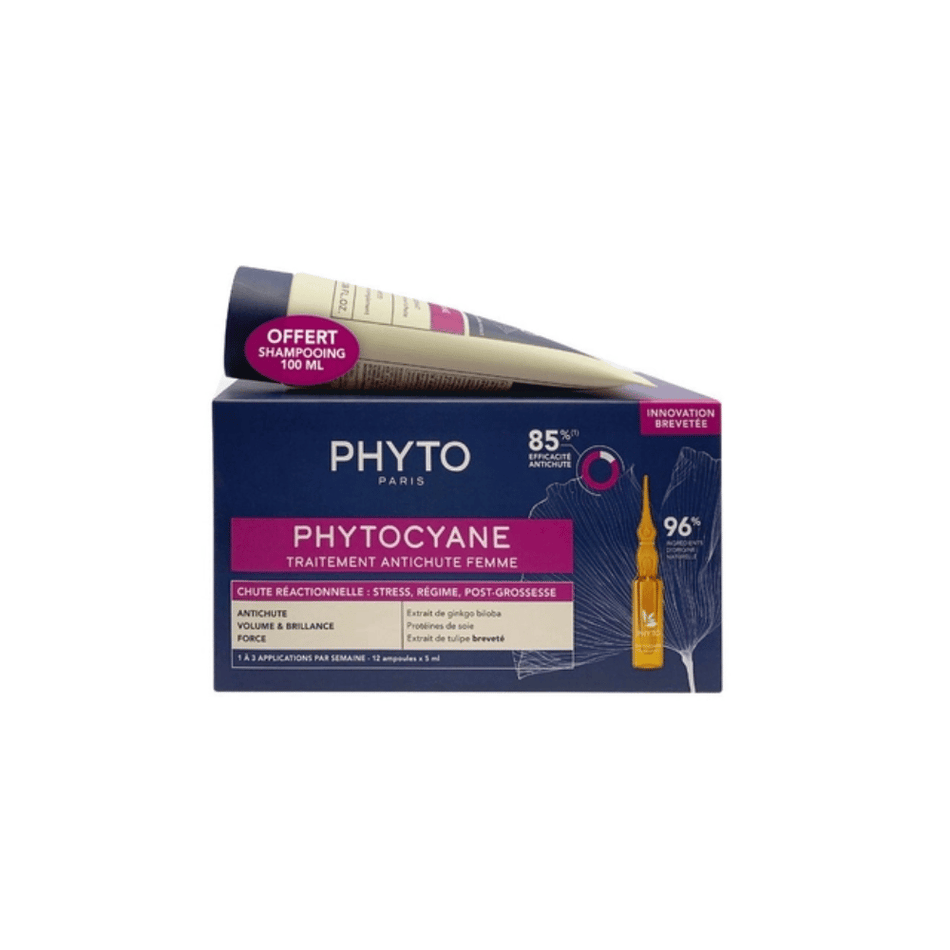 Phyto PHYTOCYANE Reactional + Free Shampoo Set- Lillys Pharmacy and Health Store